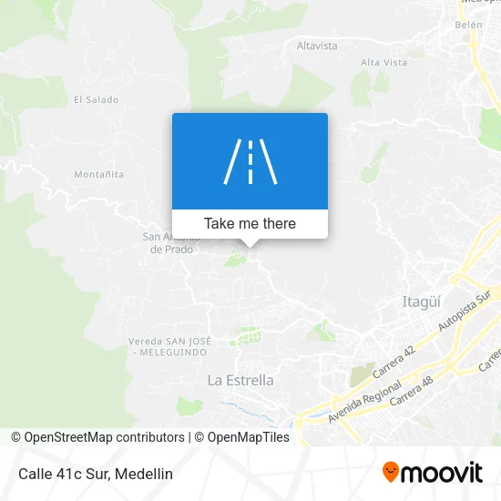 Calle 41c Sur map
