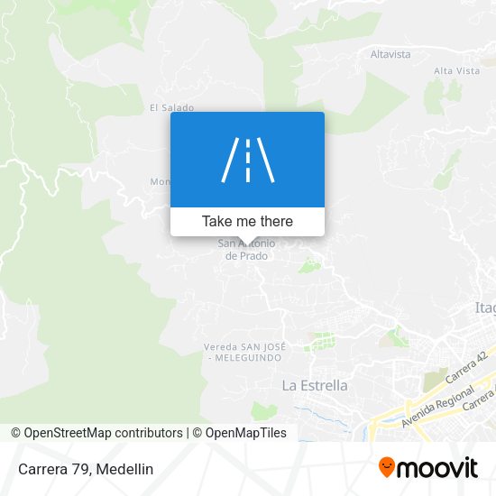 Mapa de Carrera 79