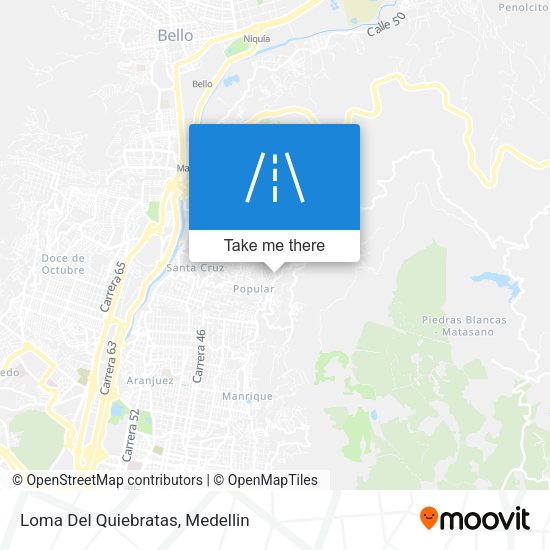 Mapa de Loma Del Quiebratas