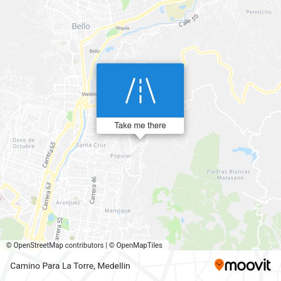 Mapa de Camino Para La Torre