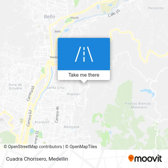 Cuadra Chorisero map