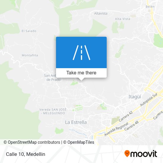 Mapa de Calle 10