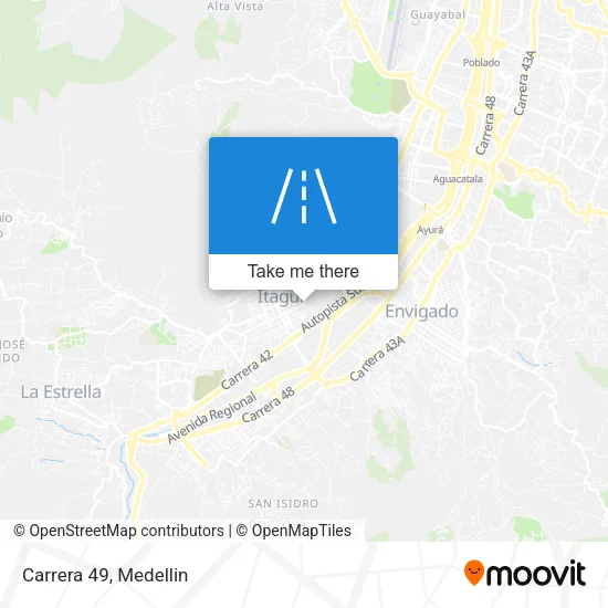 Carrera 49 map