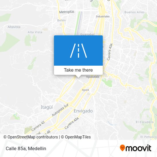 Mapa de Calle 85a