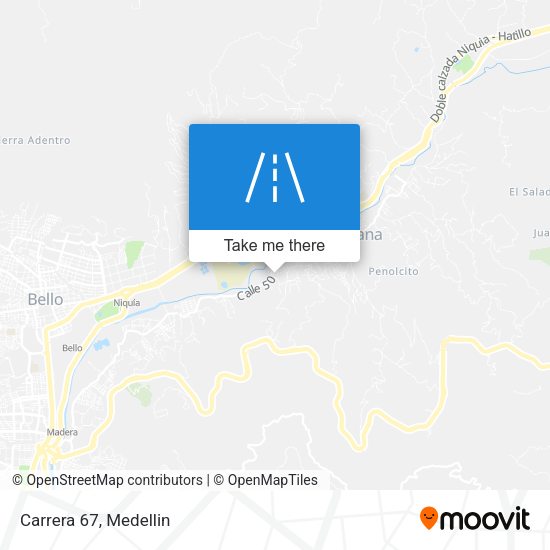 Mapa de Carrera 67