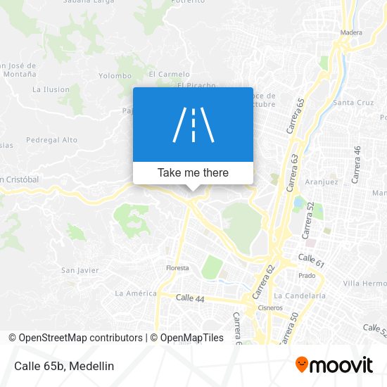 Mapa de Calle 65b