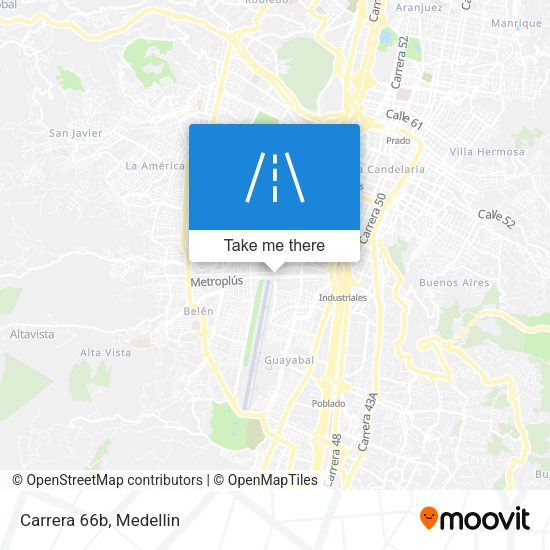 Mapa de Carrera 66b