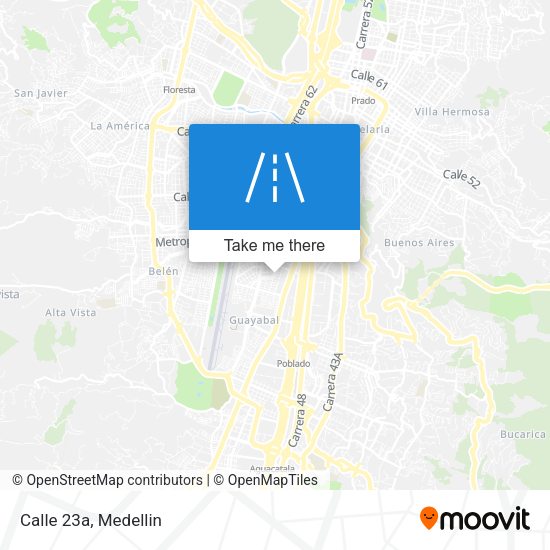 Mapa de Calle 23a