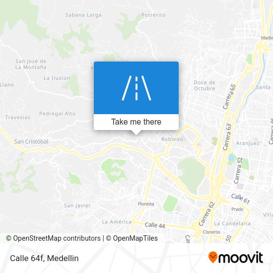 Mapa de Calle 64f
