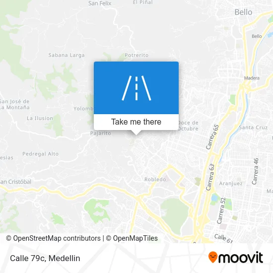 Calle 79c map