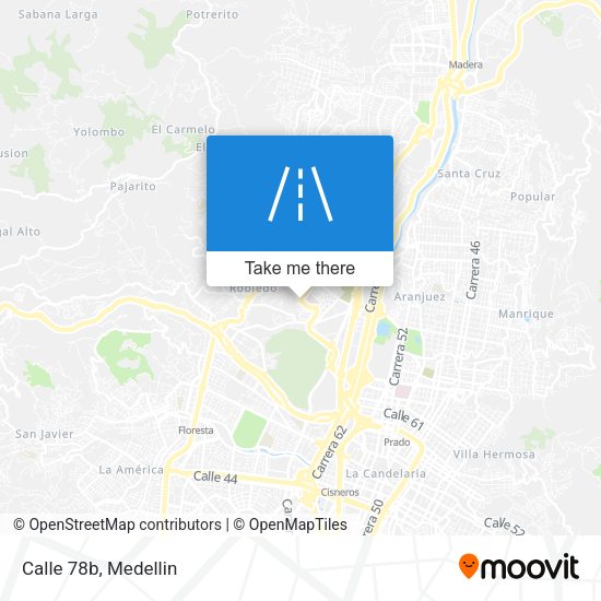 Mapa de Calle 78b
