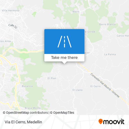Mapa de Via El Cerro