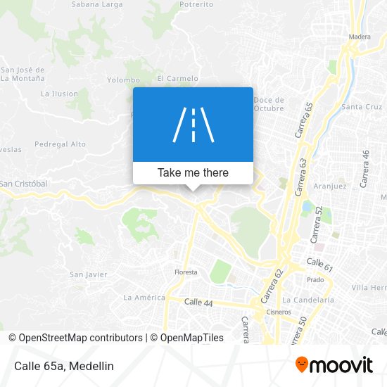 Mapa de Calle 65a