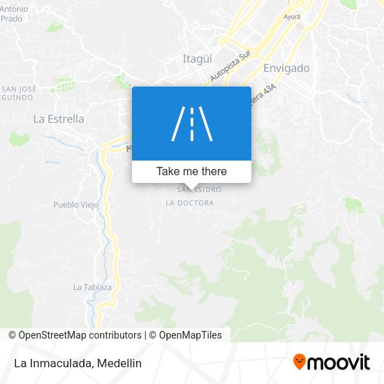 Mapa de La Inmaculada