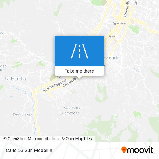 Mapa de Calle 53 Sur