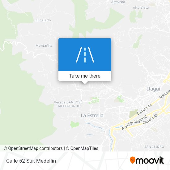 Mapa de Calle 52 Sur