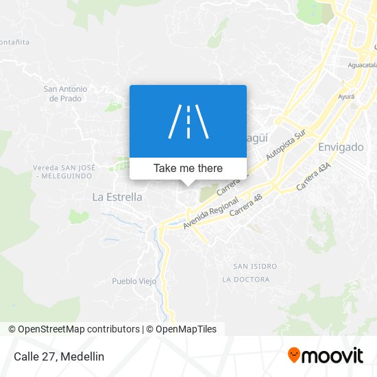 Calle 27 map