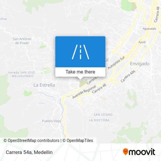 Mapa de Carrera 54a