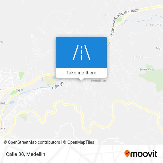 Mapa de Calle 38
