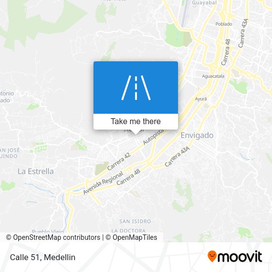 Mapa de Calle 51