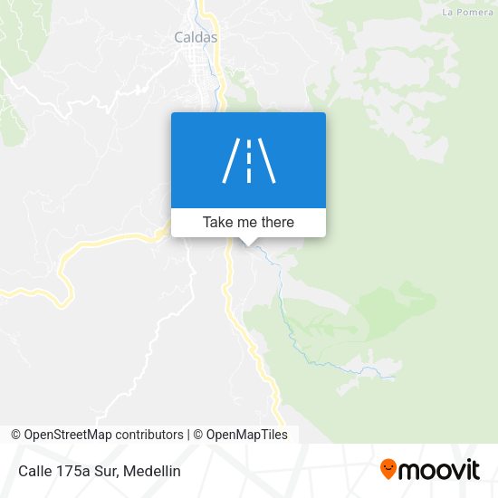 Calle 175a Sur map