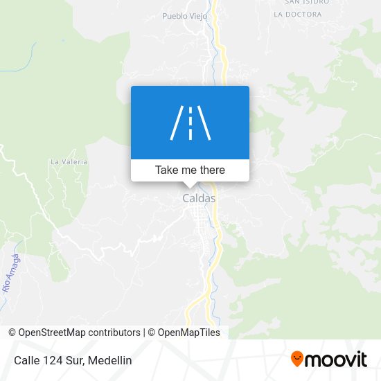 Mapa de Calle 124 Sur
