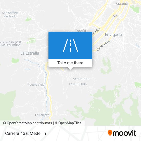 Mapa de Carrera 43a