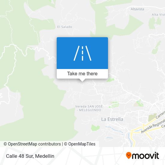 Mapa de Calle 48 Sur
