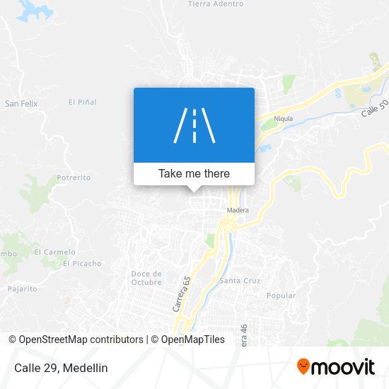 Mapa de Calle 29