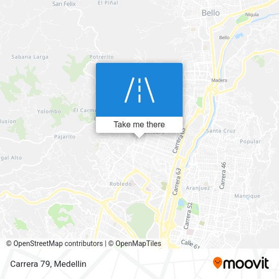 Mapa de Carrera 79