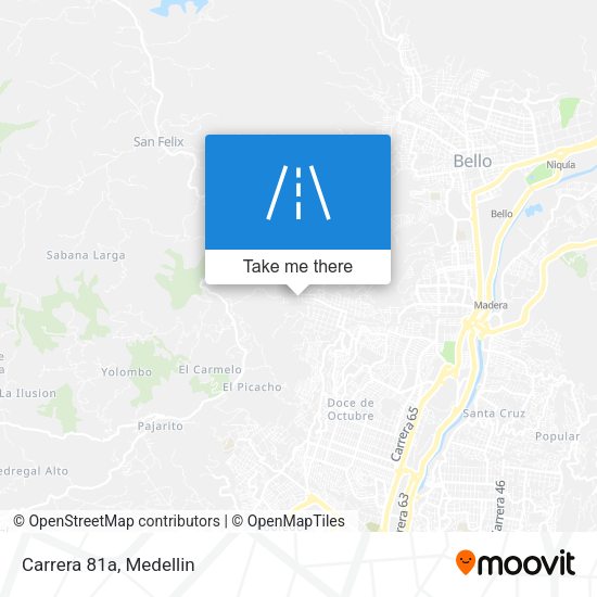 Mapa de Carrera 81a
