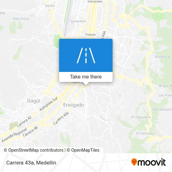 Mapa de Carrera 43a