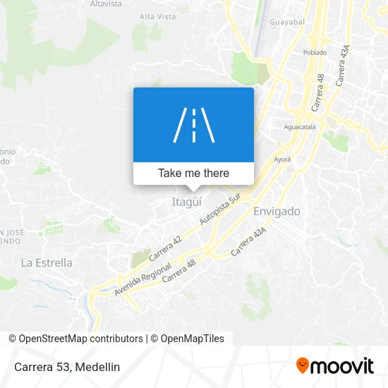 Carrera 53 map