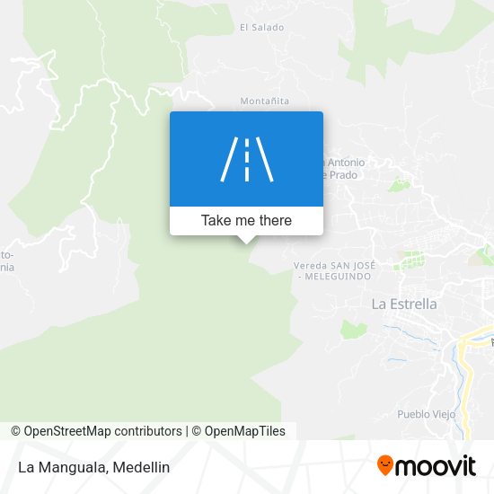 Mapa de La Manguala