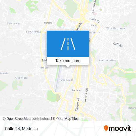 Mapa de Calle 24