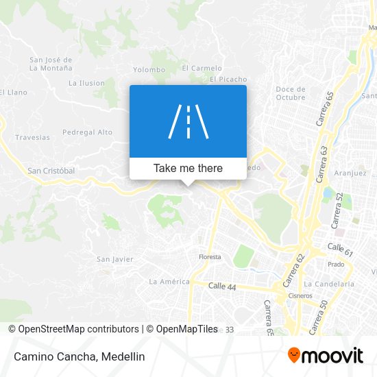 Mapa de Camino Cancha