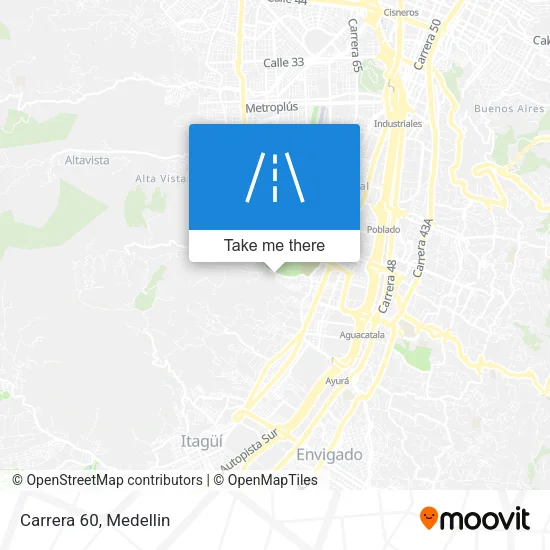 Mapa de Carrera 60