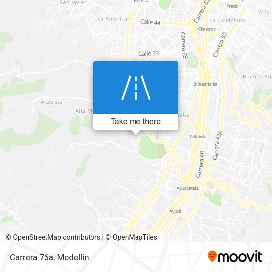 Mapa de Carrera 76a