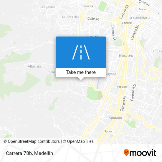 Mapa de Carrera 78b