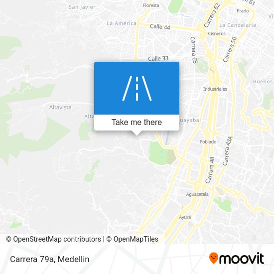 Mapa de Carrera 79a