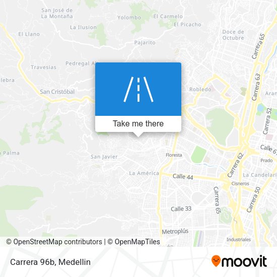 Mapa de Carrera 96b