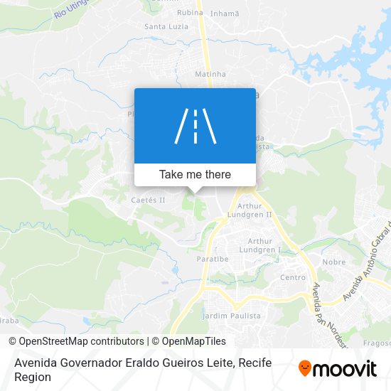 Avenida Governador Eraldo Gueiros Leite map