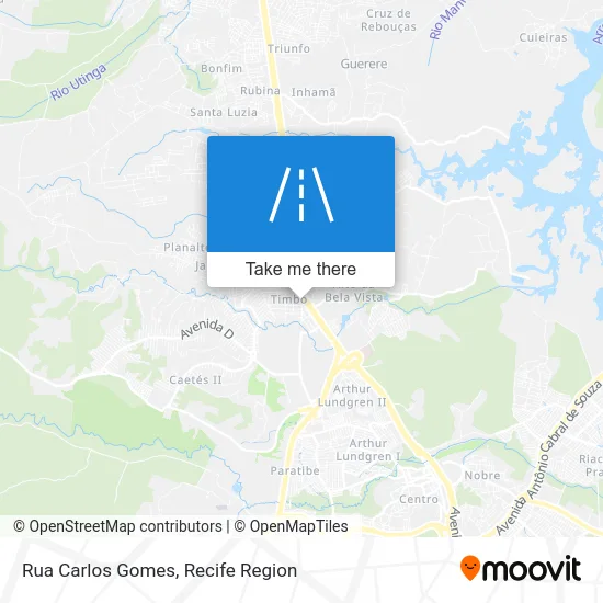 Rua Carlos Gomes map