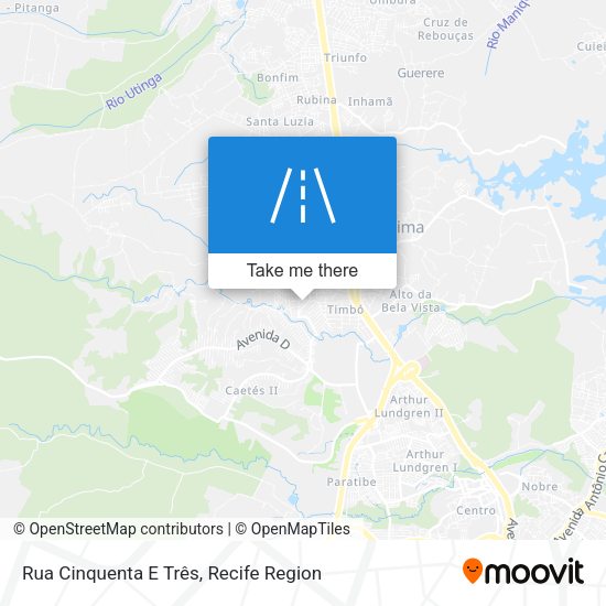 Rua Cinquenta E Três map