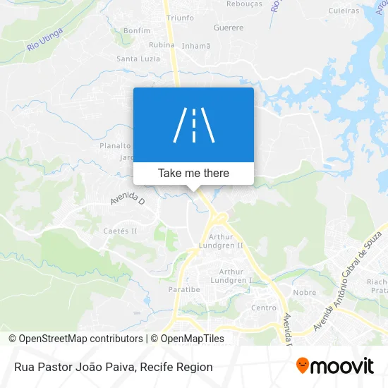 Rua Pastor João Paiva map