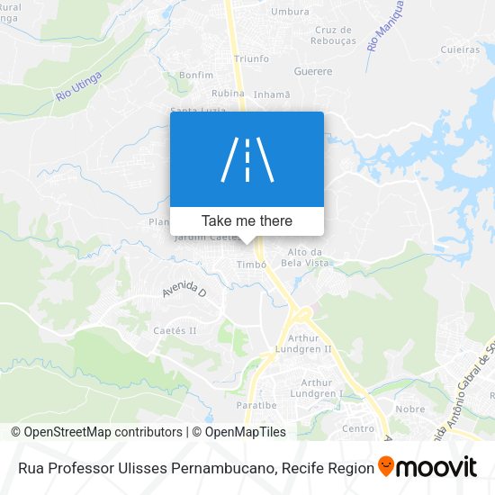 Rua Professor Ulisses Pernambucano map