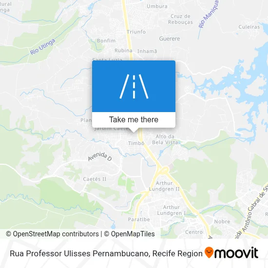 Rua Professor Ulisses Pernambucano map