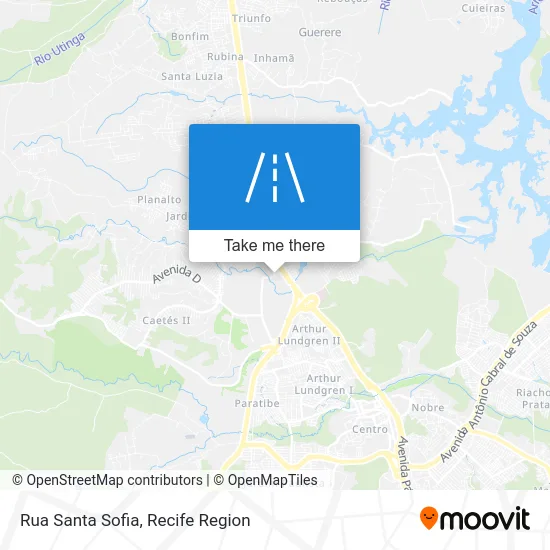 Rua Santa Sofia map