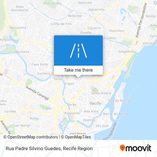 Rua Padre Silvino Guedes map