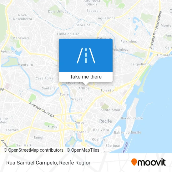 Rua Samuel Campelo map